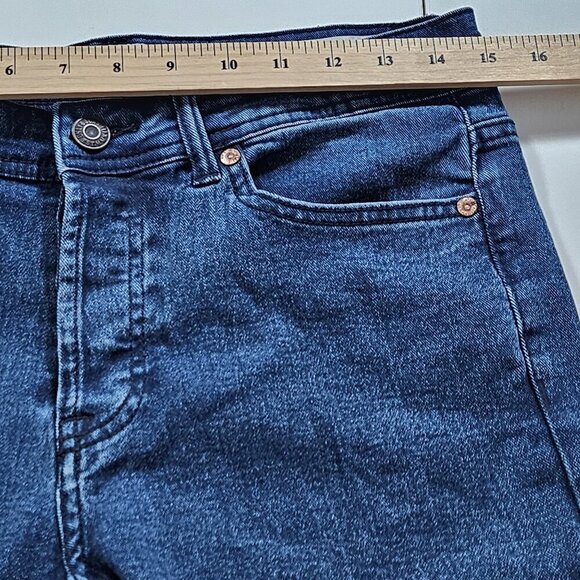 Only & Sons Jeans Men 30x32 (31) Blue Button Fly Skinny Cotton 22005280 Preppy - Picture 5 of 16